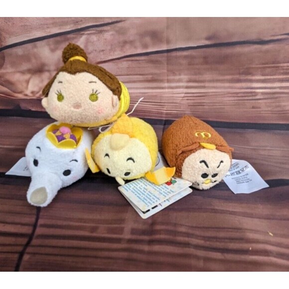 Beauty & the Beast Tsum Tsum Mrs. Potts, Belle, Cogsworth, lumiere - Picture 1 of 4